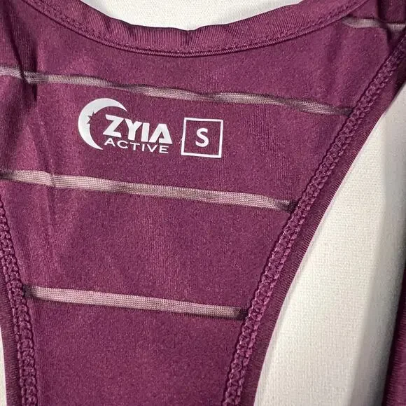 Zyia Active Wine Havana Athletic Tank NWT | Women's S - Picture 4 of 10